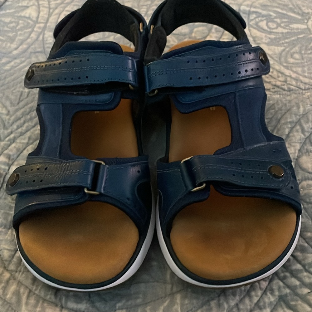 SAS Blue Sandals 7.5 Wide